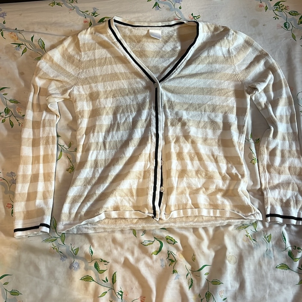 Stripped Cardigan